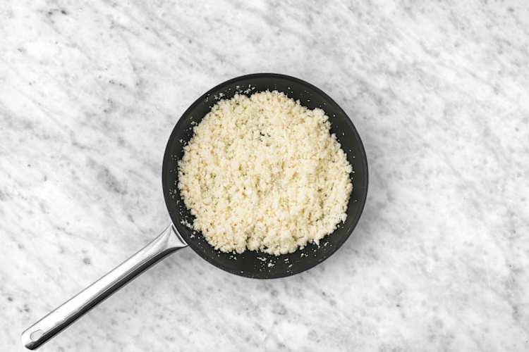Cook the cauli-broccoli rice