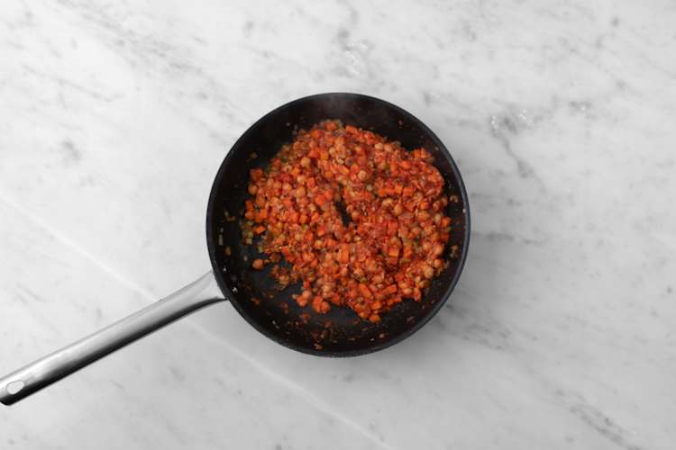 Start the chickpeas