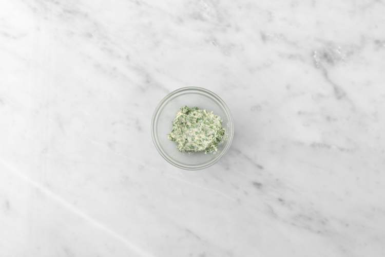 Make the parsley butter