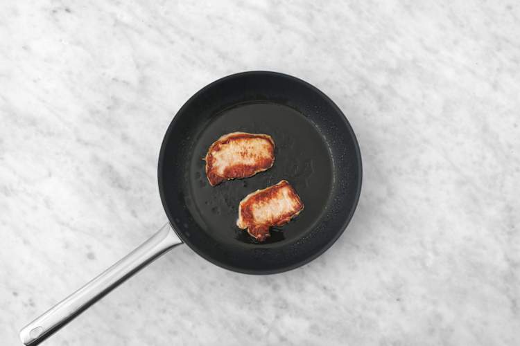 Cook the pork