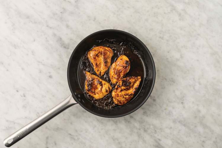 Cook the chicken