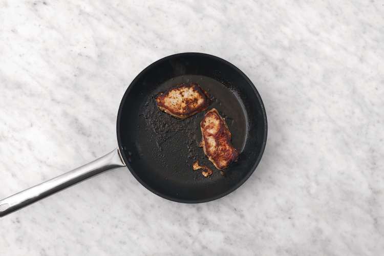 Cook the pork