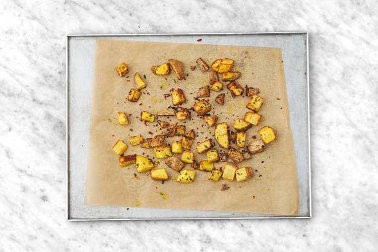 Get prepped & roast the potatoes