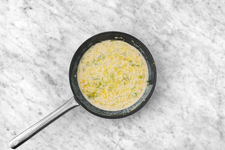 Make the white sauce