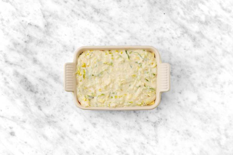 Assemble the lasagne
