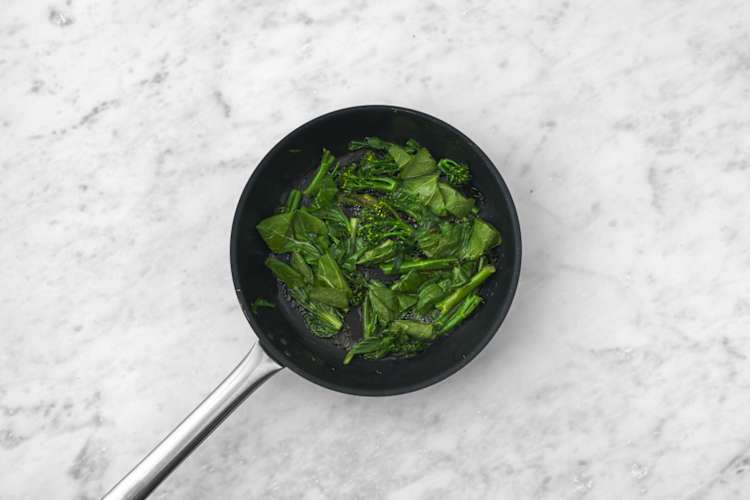 Cook the greens
