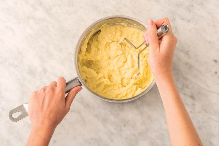 Make the Parmesan mash