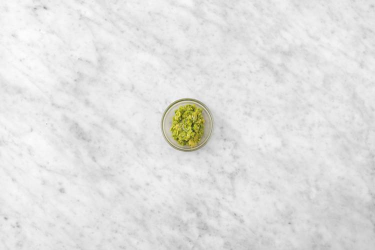 Prep the avocado