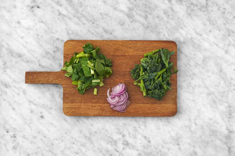 Prep the veggies