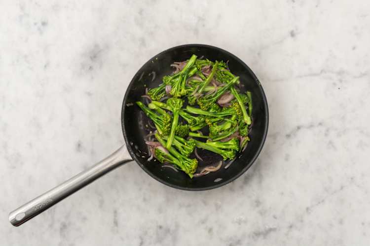 Cook the veggies