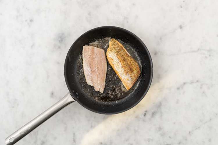 Cook the salmon