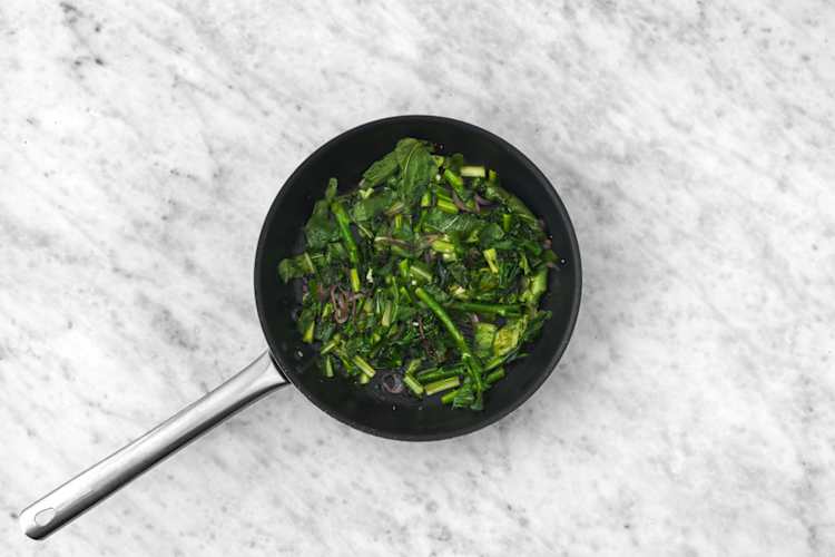 Flavour the veggies