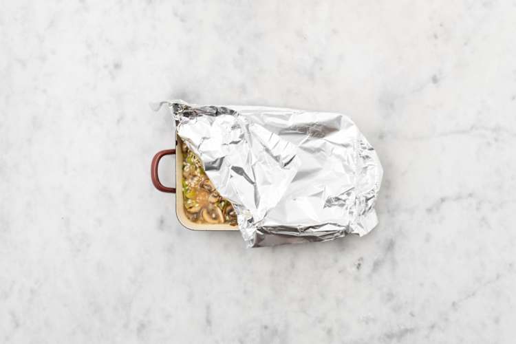 Bake the risotto