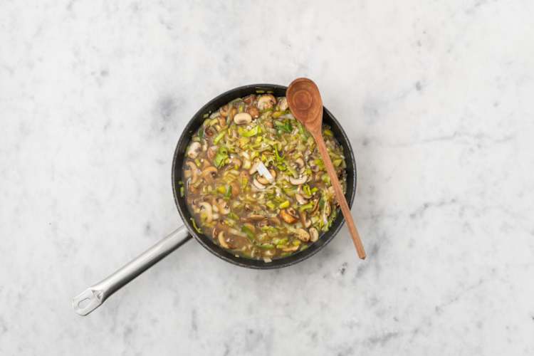 Cook the risotto