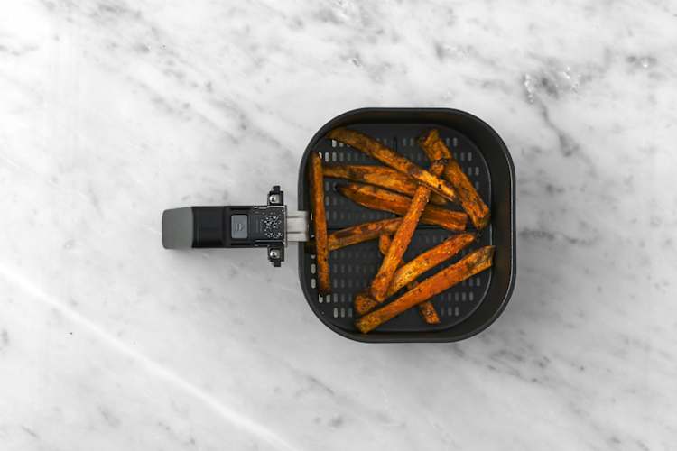 Cook the wedges