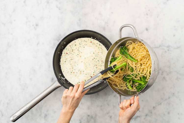 Pasta vollenden