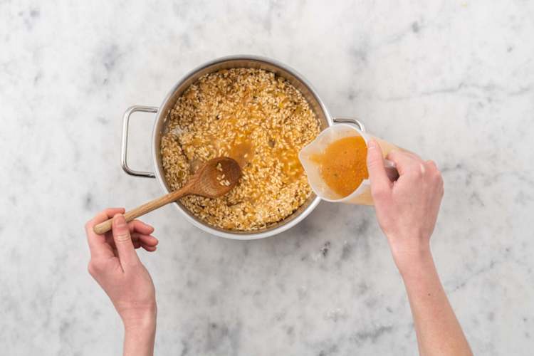 Risotto weiterkochen