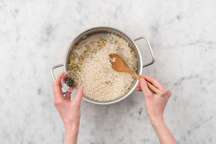 Risotto beginnen