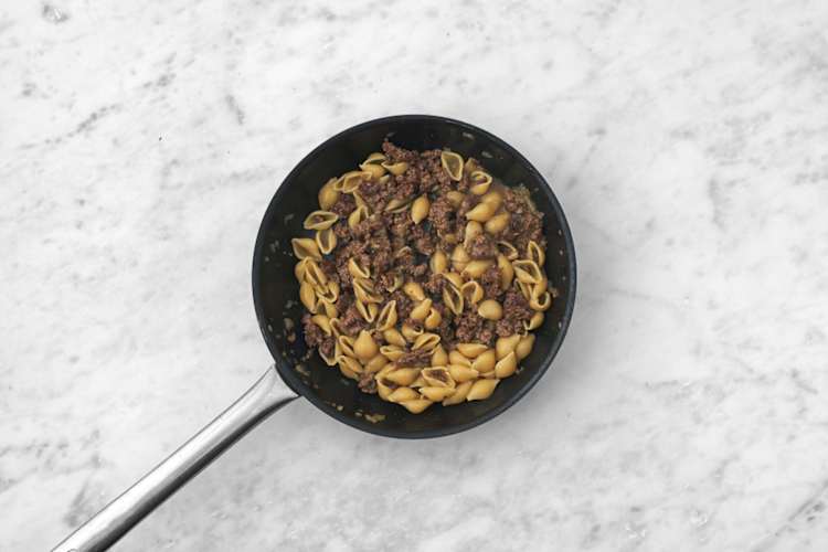 Pasta fertigstellen