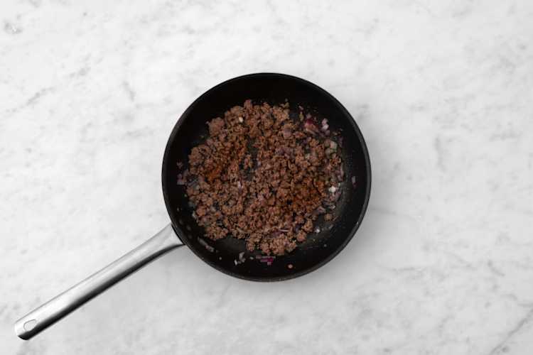 Cook protein shred mixture
