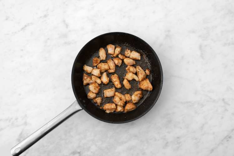 Fry tofu
