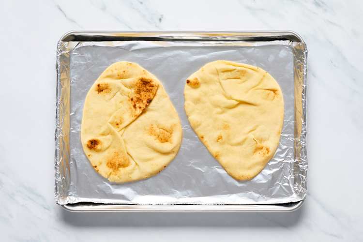 Broil flatbreads