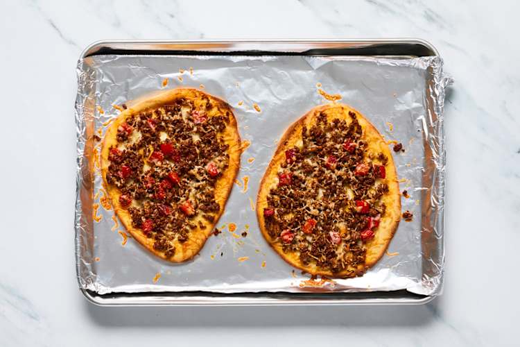 Assemble flatbreads