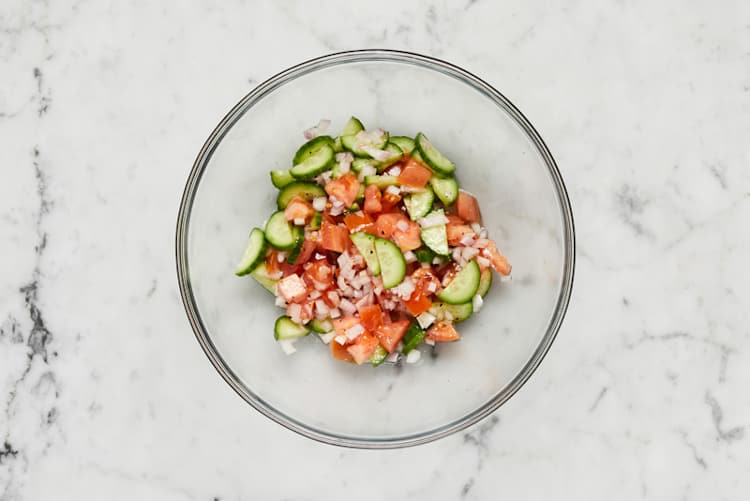 Prep and make salad