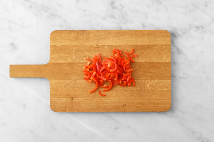Fry the vegetables