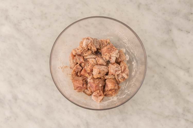 Flavour the tofu