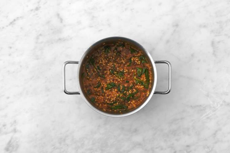 Add the Spinach