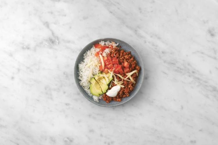 Assemble your Burrito Bowl