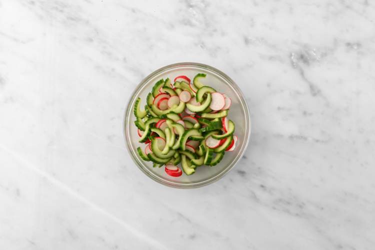 Salade maken
