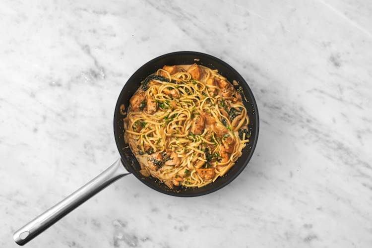 Coat the Pasta