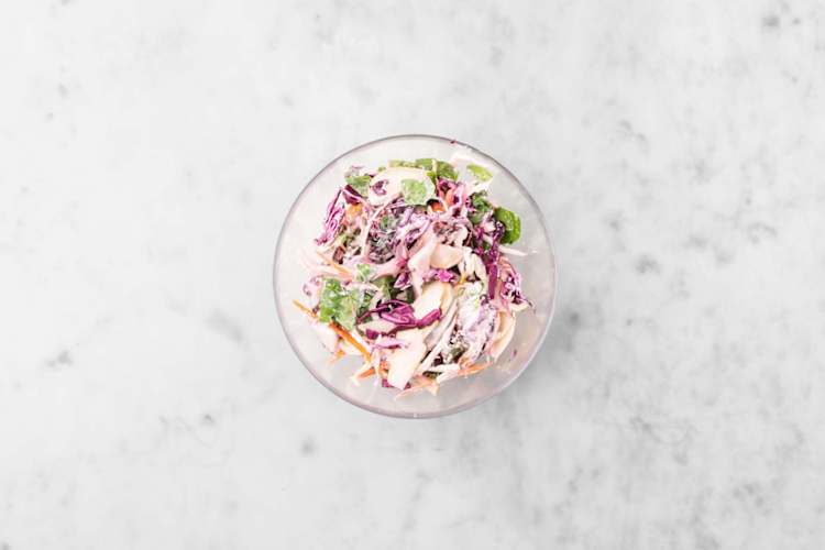Place au coleslaw
