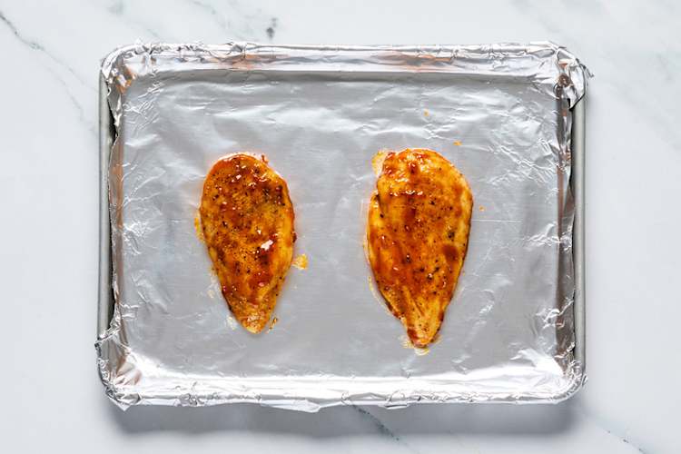 Glaze chicken