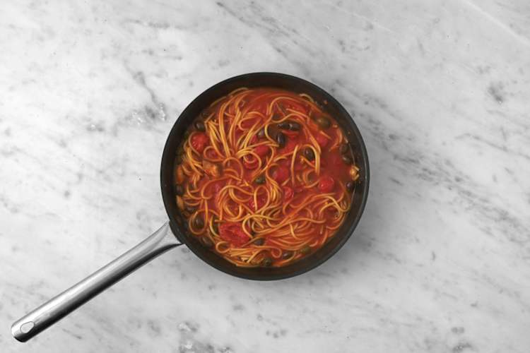 Mantecare gli spaghetti