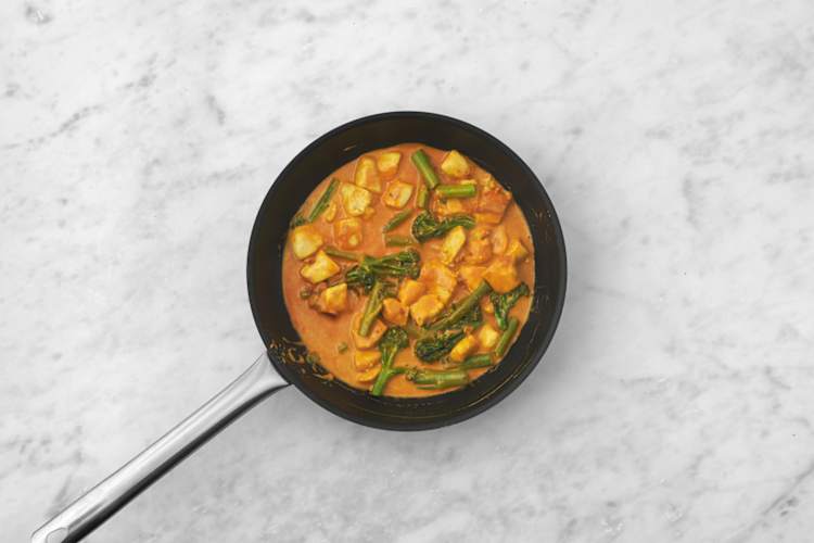 Cook the veggies