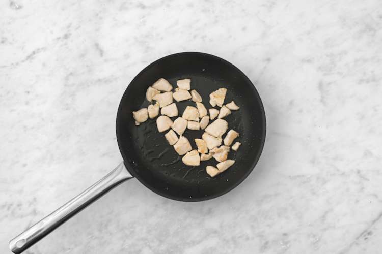 Cook the haloumi
