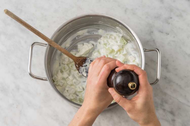 Kohlrabi kochen.