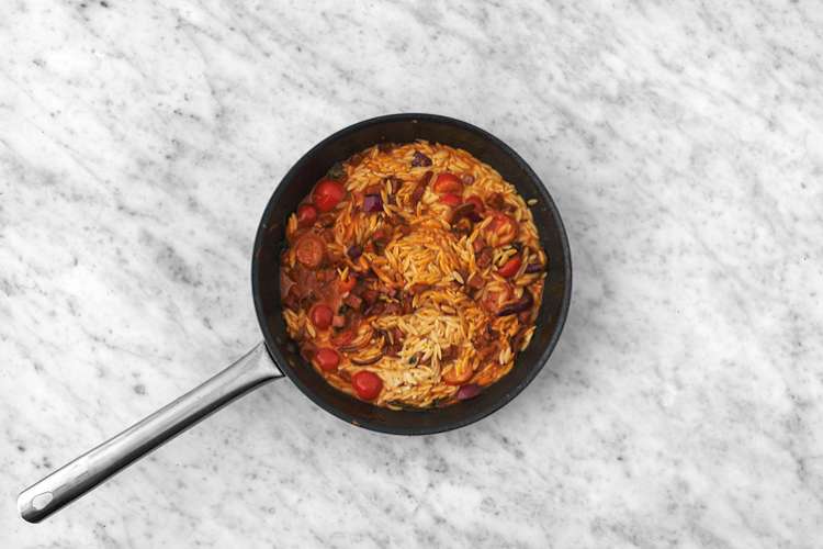Add the Orzo