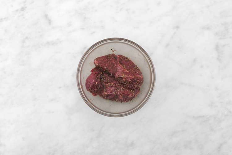 Marinate the Steaks