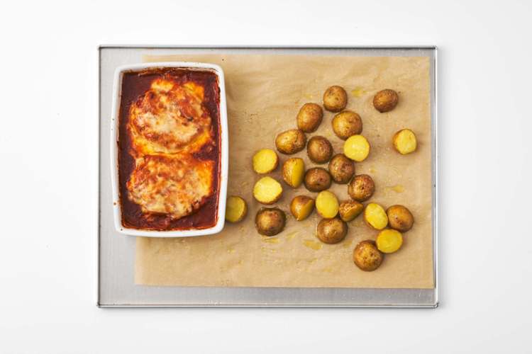 Chicken Parmigiano bakken