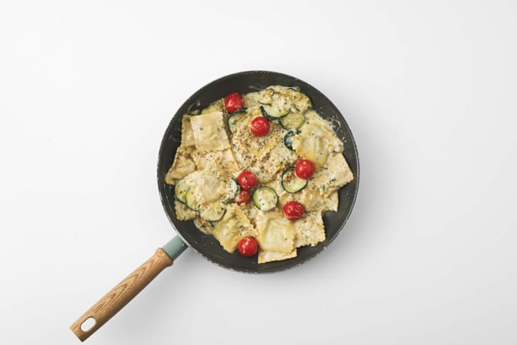 Ravioli meekoken