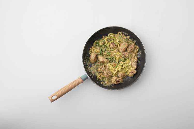 Courgetti toevoegen