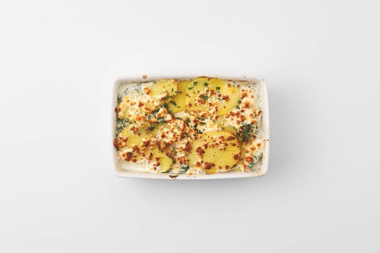 Gratin bakken