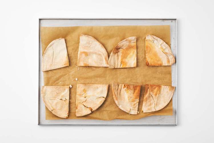 Platbrood bakken