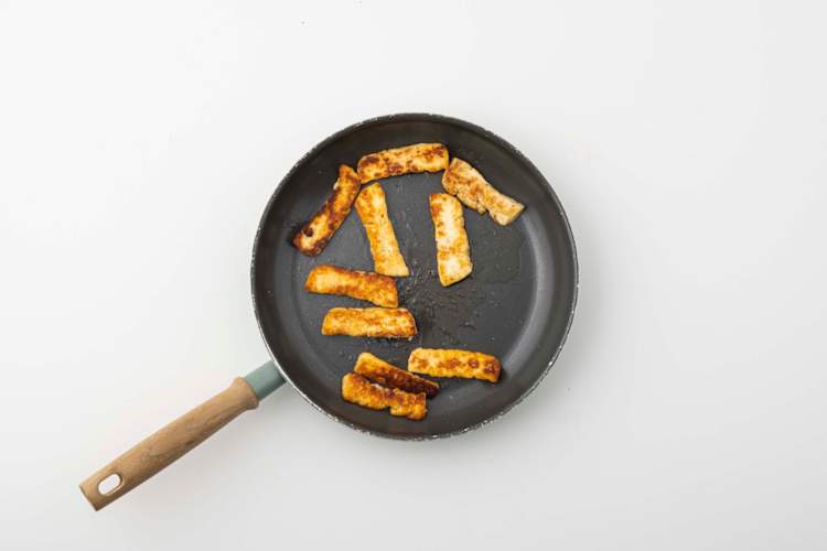Halloumi bakken