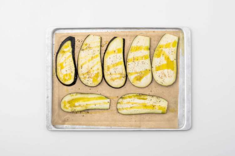 Aubergine roosteren
