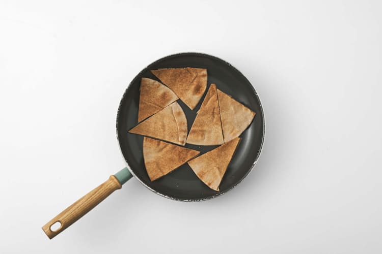 Platbrood roosteren